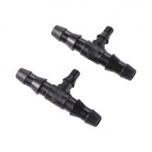 4/7mm zu 3/5mm Reduzierung Tee Wasser Schnell Kupplung Stacheldraht Kupplung Wasser Schlauch Anschlüsse Garten zubehör Schlauch Armaturen 40 Pcs