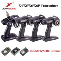 DUMBORC X6P 6CH 2.4G RC Radio Controller Transmitter with X6DC Receiver for RC Car Boat