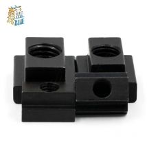 5Pcs M5 M6 M8 M10 M12 M14 DIN508 Schwarz Oxid Finish Grade 8,8 Carbon Stahl T-Slot Mutter abgegriffen Durch Slot T-muttern Möbel