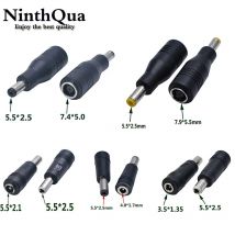 5.5*2.5mm DC Power Plug Adapter DC jack 5.5 X 2.5 mm Male to 7.9*5.5 7.4 *5.0 3.5*1.35 4.0*1.7 5.5*2.5mm 4.0*1.7mm Female 1Pcs