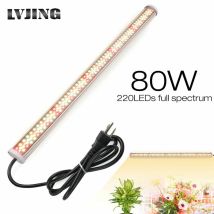 LVJING 80W Led Wachsen Licht Gesamte Spektrum Phytolamp Rohr Bar Led Streifen für Innen Gewächshaus Pflanze Blume Samen Veg zelt mit Stecker