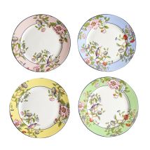 8inch high-end bone china plates British style afternoon tea dessert plate steak spaghetti plate creative bird design flat plate