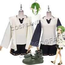 Kostium Anime Jobless reinkarnacja Mushoku Tensei Sylphiette Greyrat przebranie na karnawał Halloween karnawał dla kobiet sukienka peruki