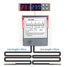 STC-3008 Dual Digital Temperatur Controller Zwei Relais Ausgang Thermostat Temperaturregler 10A Heizung Kühlung 12V 24V 220V