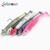 Heißer Verkauf Soft Lure Kit bei 3+1 Jig Head und Soft Body 9cm Shad Blister Paket 30g Set Köder Salzwasser Angeln Köder Shad