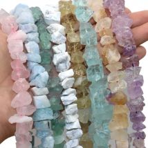10-14mm Natural Stone Irregular Freeform Raw Nugget Amethysts Amazonite Minerals Quartz Citrines Beads Diy For Jewelry Making