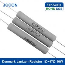 2 Stück Widerstand 1 Ω ~ 47 Ω 10 W 5 % nichtinduktiver Metalloxidschicht-Frequenzteiler-Widerstand