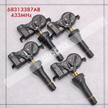 Sistema di monitoraggio della pressione dei pneumatici con sensore TPMS da 4 pezzi per Chrysler Pacifica Jeep Compass Renegade 68105280 AF 68313387 AB 53305555