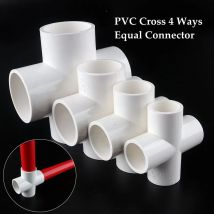 3 ~ 20 sztuk wewnętrzna Dia 20/25/32/40/50mm krzyż 4 sposoby złącze przewody rurowe z PVC System nawadniania nawadniania równe 4 sposoby szybkie połączenie