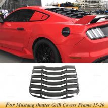 ABS Schwarz Material Hinten MMD Fenster Dekorative Lamelle Für Ford Mustang 2015-2020 Air Outlet