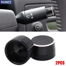 2 Stücke Stahl Zifferblatt Lampenschalter Abdeckung Für Benz Smart Fortwo 451 2009-2014 Auto Wischer Getriebe Kappe Dekorative Auto Styling