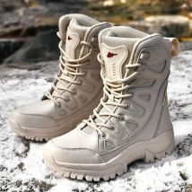 Beige Winter Outdoor Wanderschuhe Paar Männer Trekking Schuhe Frauen Große Größe 46, Jagd Stiefel Für Männer Bergsteigen Sneaker