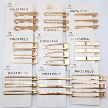 10pcs/lot  Metal hollow duck beak clip square clip pearl hairpin diy hair accessories