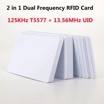 IC+ID UID wielokrotnego zapisu kompozytowe karty kluczowe pilot podwójny układ scalony częstotliwość RFID 125KHZ T5577 EM4305 + 13.56MHZ zmienny zapis