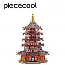 Piece cool 3d Metall Puzzle Modellbau Kits,Leifeng Pagode DIY montieren Puzzle Spielzeug,