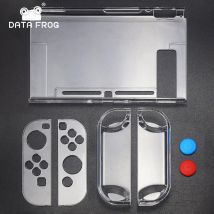 Custodia protettiva trasparente Data Frog compatibile con Nintendo Switch Cover rigida per PC in