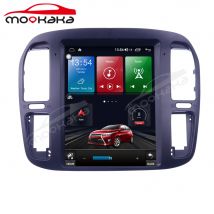 Radio con GPS para coche, reproductor Multimedia con Android 10,0, 128G, unidad principal de Audio estéreo, para Lexus LX470, estilo Tesla, 2002 - 2007