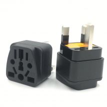 Bolantedz UK-Stecker-Adapter Typ G, Multi-Typ-Konvertierung, Steckdose nach Großbritannien, Singapur, Malaysia, Stromwandler mit Sicherung, 13 A