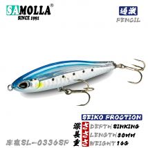 Pencil Fishing Lure Sinking Bait Weights 8cm 16g Bass Fishing Tackle Saltwater Lures Trolling Articulos De Pesca Isca Artificial