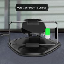 Handy-Autohalterung 2019, NEU, Ledermuster, Navigation, GPS-Unterstützung, Ständer, Hud, universelles Armaturenbrett für iPhone X, Autotelefonhalter