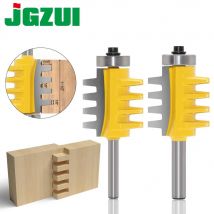 8mm, 6mm, 1/4 inc Schaft Schiene Reversible Finger Joint Kleber Router Bit Kegel Zapfen Holz Cutter Power Werkzeuge Holz Router Cutter