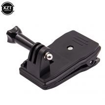 Supporto per morsetto per clip per cappello zaino rotante da 360 gradi per Gopro Hero 5 3 4 Session SJCAM SJ4000 per Xiaomi Yi 4K Go Pro Cam Accessorio