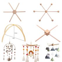 Bite Bites 1set Baby Holz Aufhänger Mobile Krippe Aufhänger Rahmen Bett Glocke Für Neugeborene DIY Handwerk Zubehör Baby Spielzeug kinder Waren