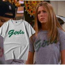 Rachel T-Shirt Mädchen T-Shirt von Friends Tv Show Hochwertiges, lässiges T-Shirt