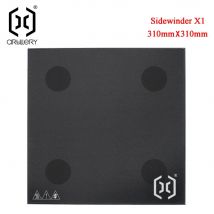 Artillerie Sidewinder SW-X1 und Genie und Sidewinderx2 und Genie Pro3d Drucker Glasbett