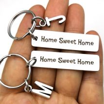 Home Sweet Home Portachiavi Regali di inaugurazione della casa Nuovo portachiavi per il proprietario della casa Idee regalo per la chiusura Regali immobiliari dall'agente per il cliente