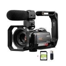 Video Kamera 4K Professionelle für YouTube Live-Streaming, ordro AC5 12X Optische Zoom Full HD