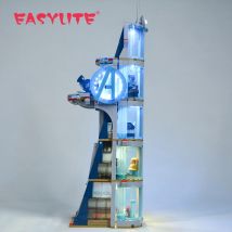 EASYLITE LED Licht Set Für 76166 Avenger Turm Schlacht Sammlung Spielzeug Bausteine DIY Spielzeug Ziegel Nur Beleuchtung Kit Keine modell