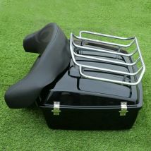 Motorrad 10,7" gehacktes Kofferraumset für Harley Touring Road King Street Glide Electra Glide 1997-2013
