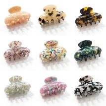 Newest Acetate Hair Claw Clips Women Barrette Clamp Jelly Colors Ponytail Crab Girls Hair Hairpin Hair Styling Accessories Gifts