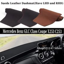 Wildleder Leder Dashmat Dashboard Abdeckungen Dash Matte Teppich Für Mercedes Benz GLC Klasse Coupe