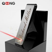 Benutzerdefinierte Schriftzug Edelstahl Mann Frauen Tasche Geld Clip Dollar Metall Klemme Karte Clips Kreditkarten Geld Halter ML1-002