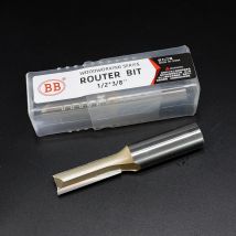 BB Straight Bit 1/4 1/2 Woodworking Slot Milling 2 3 Flute Long Router Bit Tool Slotting End Mill Cutter Solid Wood Board