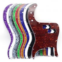 1pcs Guitar 3 Ply Pickguard PVC Electric Guitar Pickguard Scratch Plate For Precision Bass PB Bass Guitar Part 13 Holes