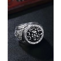 Nordic Mythology Medusa Snake Ring Men Stainless Steel Punk Street Snake Hair Medusa Ring For Men Fashion Jewelry Gifts