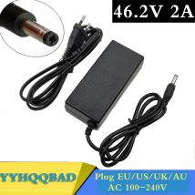 46,2 V 2 A Lithium-Ebike-Akku-Ladegerät 11S Li-Ionen-Akku-Ladegerät DC-Buchse/Anschluss