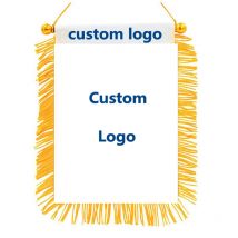 xvggdg   Custom Flag Banner   Custom Logo Flag High Quality Blackout Fabric Banner Mini  Printed Car Adornment