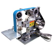 S3 Schleifbandmaschine, 220 V/110 V, kleine vertikale und horizontale bürstenlose Haushalts-Sandbandmaschine, Polieren fixiert