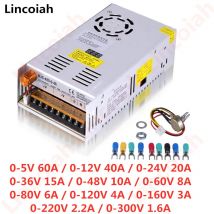 Einstellbare 5V 12V 24V 36V 48V Schalt Netzteil DC 60V 80V 120V 160V 220V 300V 480W Digital Display