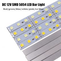 DC 12V Led Hard Bar Strip Light 25cm 50cm SMD 5054 Aluminium Rigid Strip Kitchen Under Cabinet Lamp
