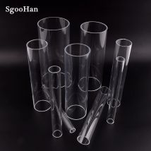 4 stücke OD 16 ~ 75mm Acryl Transparent Aquarium Aquarium Rohr Plexiglas Wasser Versorgung Rohr Hause Garten DIY bewässerung Armaturen 20CM
