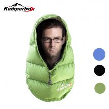 Kamperbox Passamolo Imbottiture Beanie per attrezzatura da campeggio ultraleggera Sacco a pelo Cappello invernale in piuma TP21