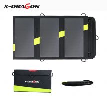 X-DRAGON Solar Mobile Power Batterie Ladegerät 5V 20W Tragbare Outdoor Faltbare Solar Panel Zellen Micro USB für Xiaomi iPhone iPad