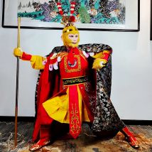 Monkey King Sun Wukong Kostüm Für Männer Neue Jahr Leistung Kleidung TV Film Spielen Lustige Kostüm