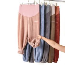 Winter Velvet Maternity Leggings Pants For Pregnant Women Warm   Clothes Thickening Pregnancy Trousers Clothing