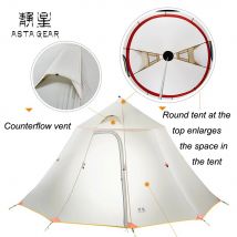 Asta Getriebe Berg Haus Große Raum Team aktivität und Ultrlight zelt für sechs Personen camping pyramide zelt ohne trekking pole